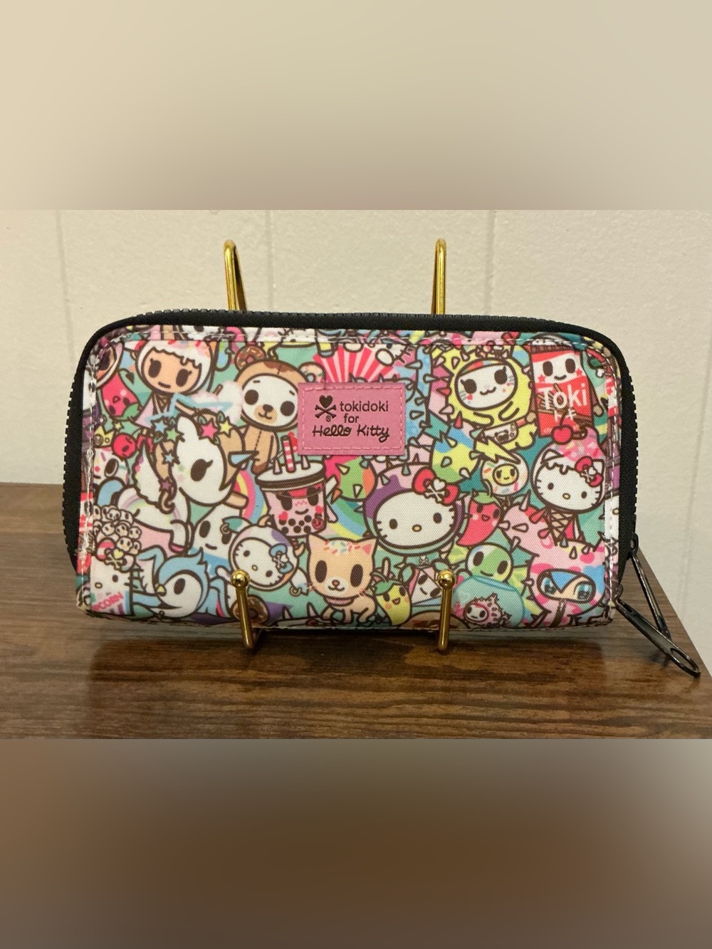 Vintage Sanrio x Tokidoki Donutella & Her Sweet Friends Long Continental Wallet